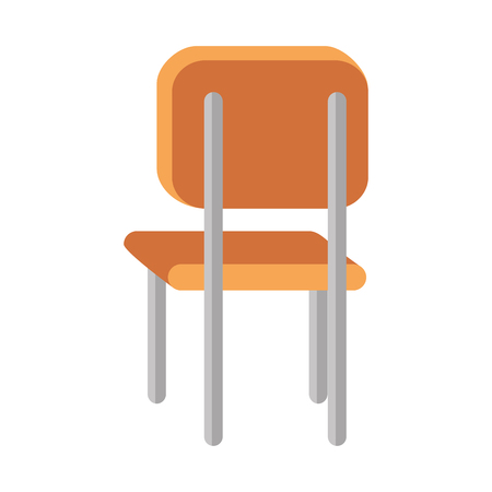 school chair isolated icon vector illustration designのイラスト素材