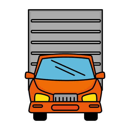 delivery truck isolated icon vector illustration designのイラスト素材