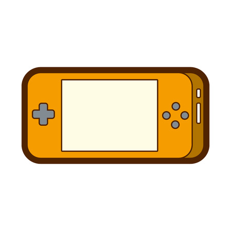 portable video game console gadget technology vector illustrationのイラスト素材