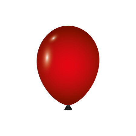 balloon decoration ornament event happy vector illustrationのイラスト素材