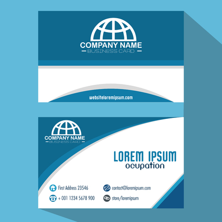 creative corporate business card templates vector illustration graphic design のイラスト素材