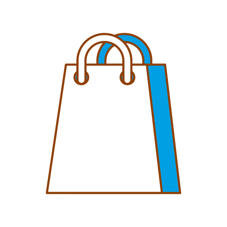 shopping bag ecommerce marketing online app vector illustrationのイラスト素材