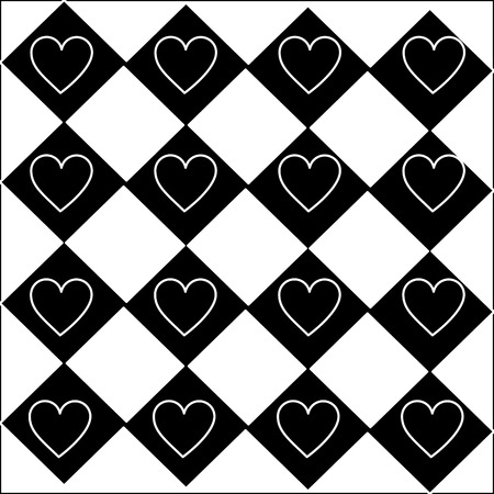 seamless poker pattern with hearts card casino texture vector illustrationのイラスト素材