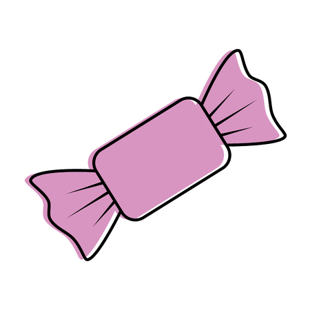 sweet candies isolated icon vector illustration designのイラスト素材