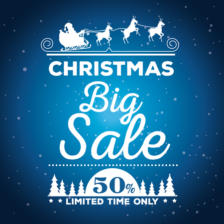 christmas sale banner background vector illustration graphic designのイラスト素材