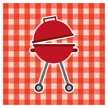 picnic party scene icon vector illustration designのイラスト素材