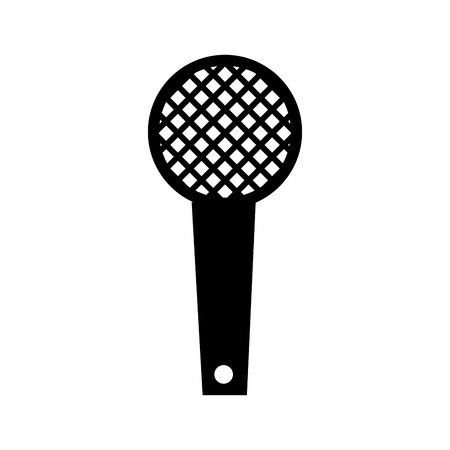 microphone sound music equipment icon vector illustrationのイラスト素材