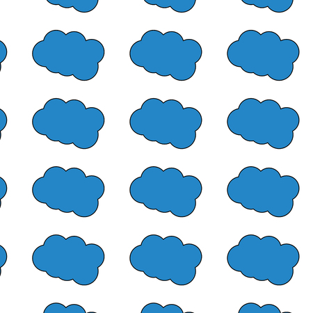 Cloud weather pattern image vector illustration designのイラスト素材