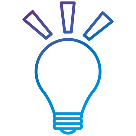 Bulb light flat icon vector illustration designのイラスト素材