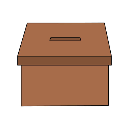 voting box vote icon image vector illustration designのイラスト素材