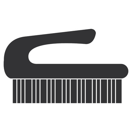 handle brush cleaning isolated icon vector illustration designのイラスト素材