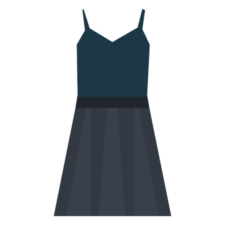 elegant feminine dress icon vector illustration designのイラスト素材