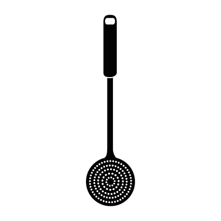 Perforated spoon isolated icon vector illustration designのイラスト素材