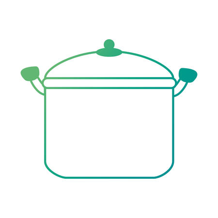 Kitchen pot isolated icon vector illustration designのイラスト素材