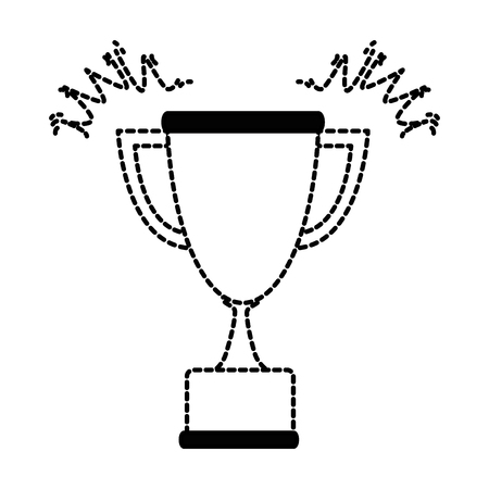 trophy cup award icon vector illustration designのイラスト素材