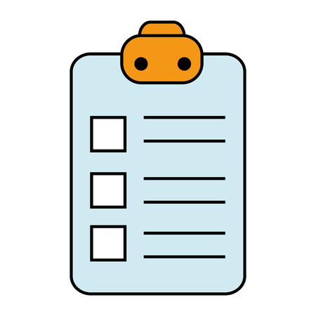 clipboard document isolated icon vector illustration designのイラスト素材