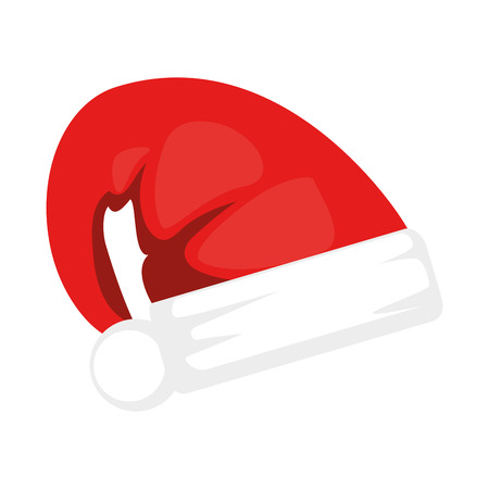 christmas hat decorative icon vector illustration designのイラスト素材