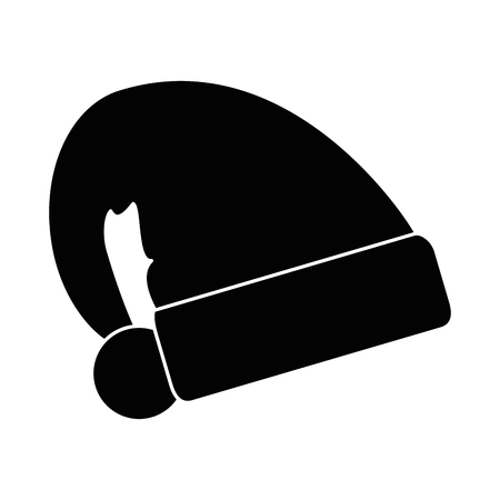 christmas hat decorative icon vector illustration designのイラスト素材