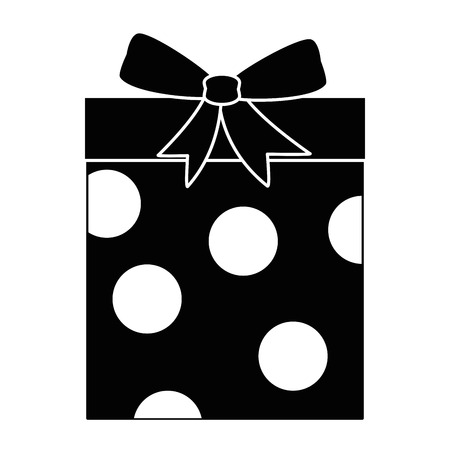 gift box present icon vector illustration designのイラスト素材