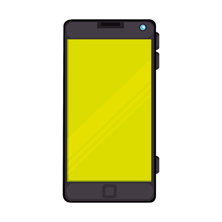 smartphone device isolated icon vector illustration designのイラスト素材