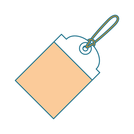 shopping tag isolated icon vector illustration designのイラスト素材