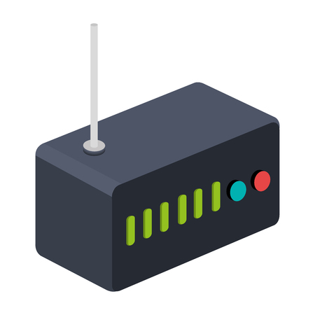 router wifi isolated icon vector illustration designのイラスト素材