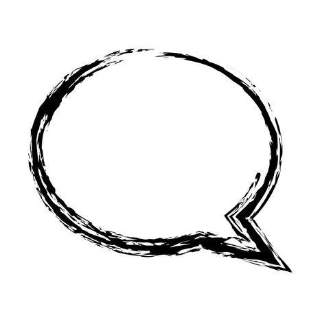 speech bubble isolated icon vector illustration designのイラスト素材