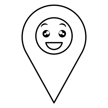 pin pointer location icon vector illustration designのイラスト素材