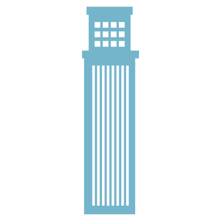 skyscraper building isolated icon vector illustration designのイラスト素材