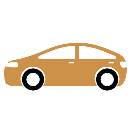 modern car isolated icon vector illustration designのイラスト素材