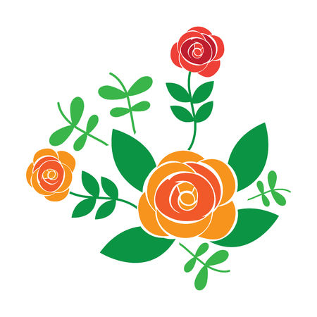 ornamental flower print icon image vector illustration design のイラスト素材