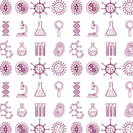 chemistry science poster icon vector illustration designのイラスト素材
