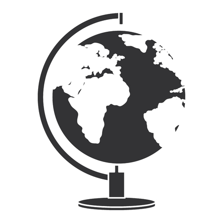 world planet earth icon vector illustration designのイラスト素材