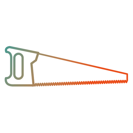 handsaw tool isolated icon vector illustration designのイラスト素材