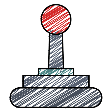 Video game joystick icon vector illustration designのイラスト素材