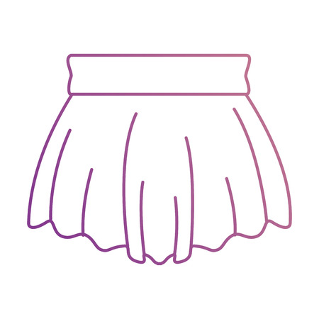 elegant short skirt for woman vector illustration designのイラスト素材