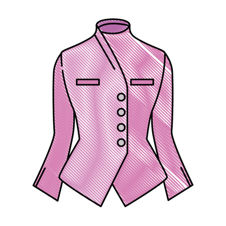 elegant blouse for women vector illustration designのイラスト素材