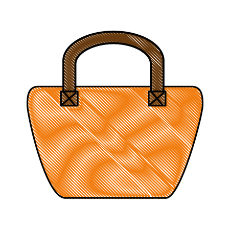 female elegant handbag icon vector illustration designのイラスト素材