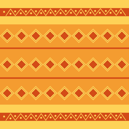 rhombus tribal ethnic wallpaper pattern design vector illustrationのイラスト素材
