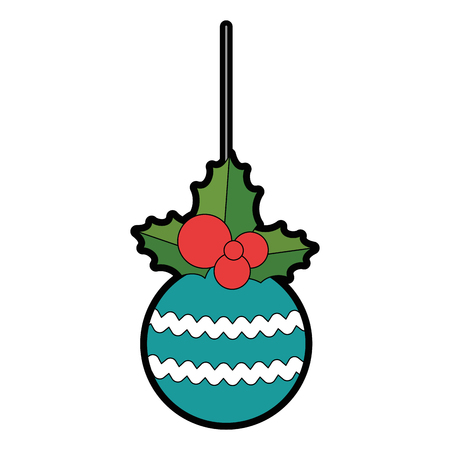 Christmas ball hanging icon illustration design.のイラスト素材