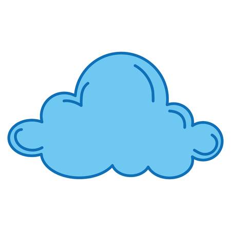 cloud sky isolated icon vector illustration designのイラスト素材