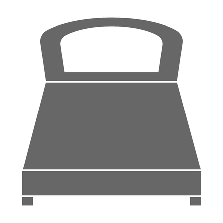 comfortable bed isolated icon vector illustration designのイラスト素材