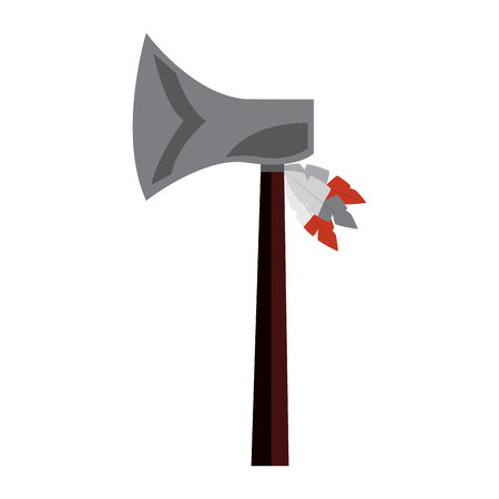 axe native american indian weapon vector illustrationのイラスト素材