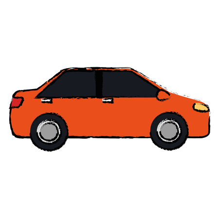 car vehicle isolated icon vector illustration designのイラスト素材