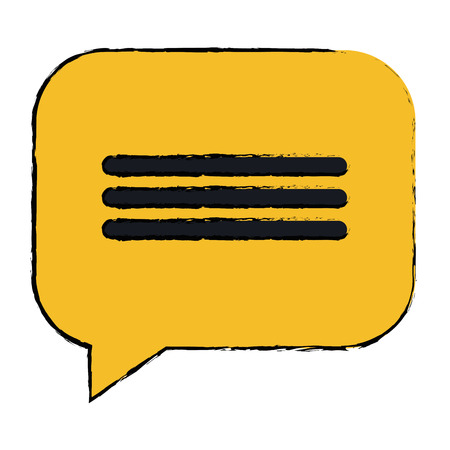 speech bubble isolated icon vector illustration designのイラスト素材
