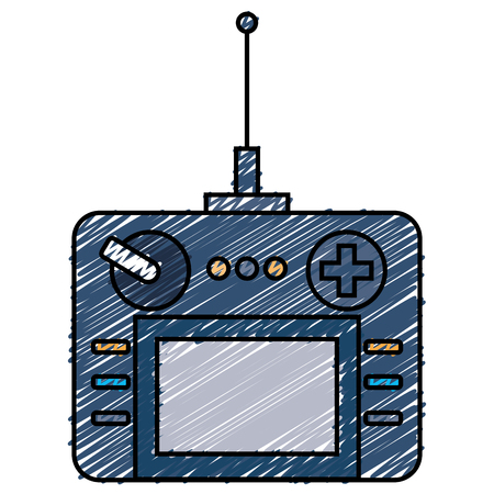 Drone remote control icon vector illustration designのイラスト素材