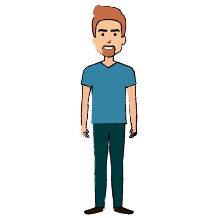 Young man icon.のイラスト素材