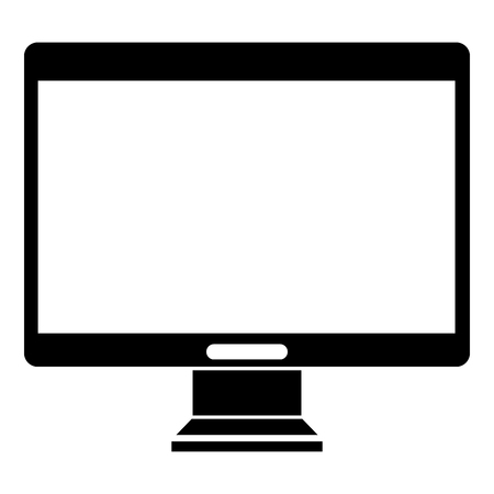 Computer display isolated icon illustration design.のイラスト素材