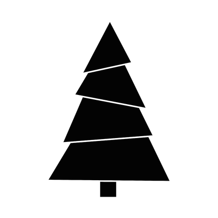 Pine tree plant icon illustration design.のイラスト素材