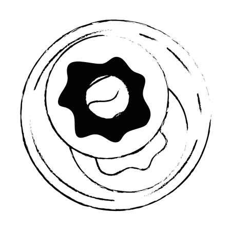 Sweet donut icon.のイラスト素材